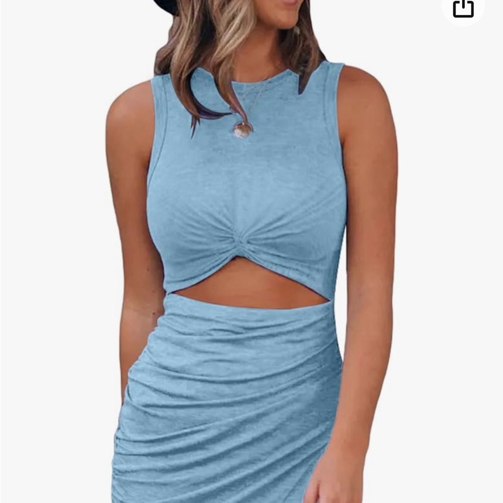 Cotton dress worn once size L
